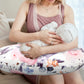 Nursing Pillow Cover Breastfeeding Pillow Slipcover for Moms Soft Breathable Organic Knit Fabric Newborn Infant Feeding Pillow C