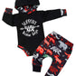 Toddler Baby Boy Clothes 9-12 Months Baby Clothes Boy Dinosaur Hoodies Romper Winter Outfit 2Pcs Set
