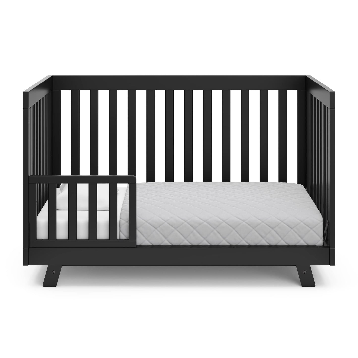 Storkcraft Beckett Convertible Crib (Black) - Converts From Baby Crib To Toddler Bed And Daybed, Fits Standard Full-Size Crib Ma