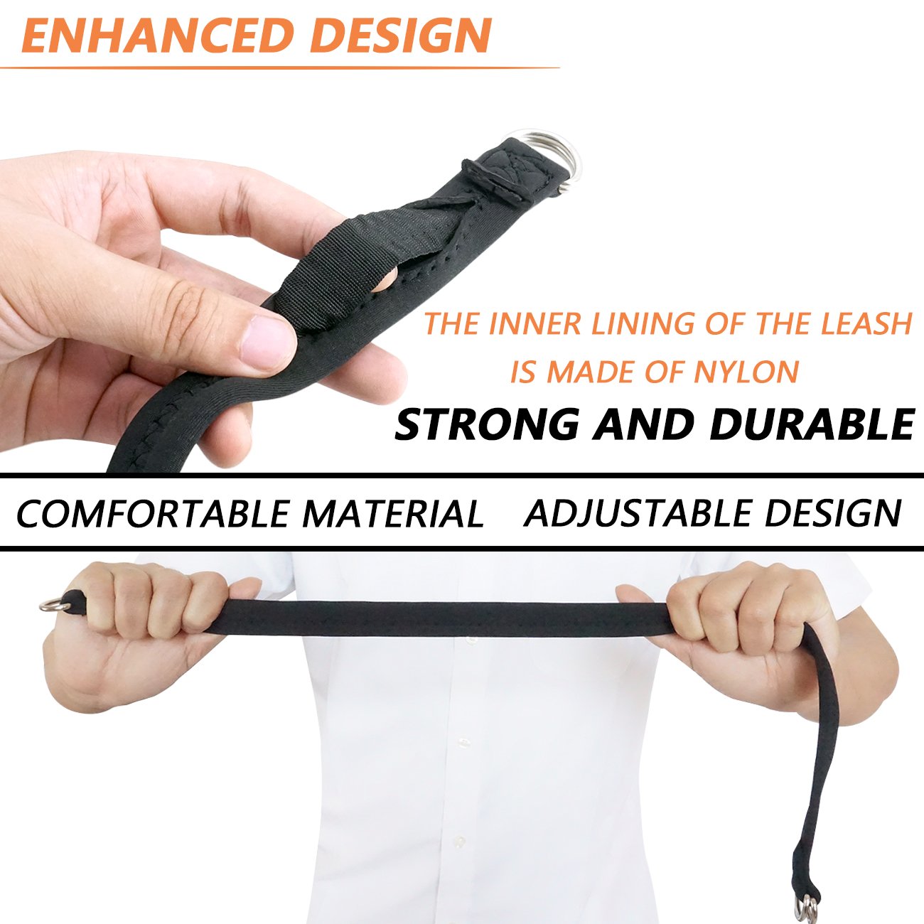 Baby Stroller Pram Wheelchair Safety Wrist Strap Or Short Leash For Dog(Black) Pack Of 1