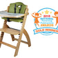 Abiie Beyond Junior Wooden High Chair With Tray - Convertible Baby Highchair - Adjustable High Chair For Babies/Toddlers/6 Month