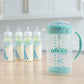 Dr. Brown'S Baby Formula Mixing Pitcher With Adjustable Stopper, Locking Lid & No Drip Spout, Teal, Bpa Free, 36Oz, 1 Pack
