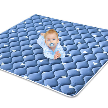 Premium Foam Baby Play Mat 47' X 47', Thicken One-Piece Baby Crawling Mat, Non-Slip Cushioned Baby Playmats For Infants, Babie