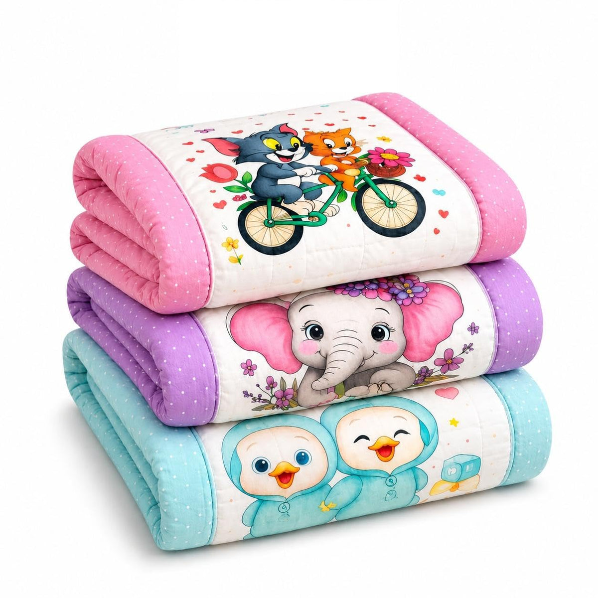 LITTLE BABY MART New Born Baby Godadi Combo Set Soft Cotton godi| Godari | Baby Bed | Crib Sheet | Cartoon Mat Baby Godadi | Bed