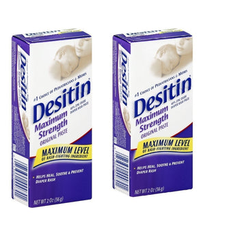Desitin Original Diaper Rash Ointment Original 2 oz (Pack of 2)