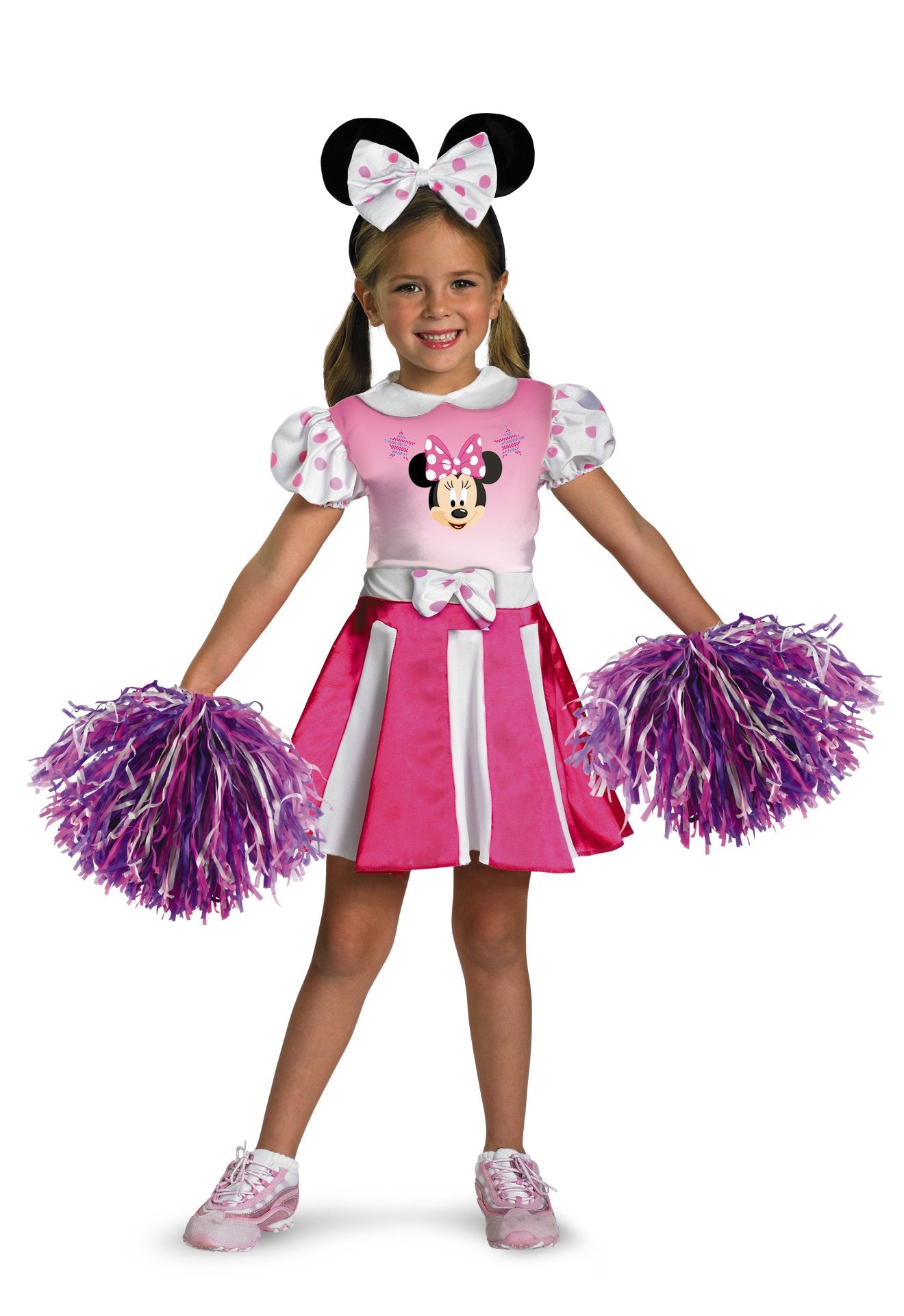 Disney Minnie Mouse Cheerleader Girls' Costume – WBBAPB0091KDRTQ