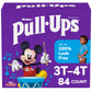 Pull-Ups Boys' Potty Training Pants, Size 3T-4T Training Underwear (32-40 Lbs), 84 Count