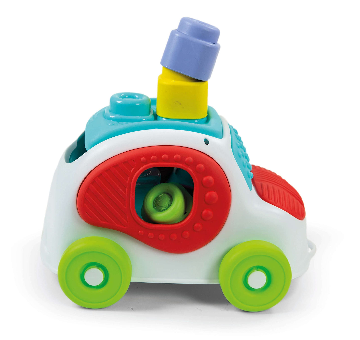 Clementoni 17315 Soft Clemmy Sensory Car for Babies and Toddlers, Ages 6 Months Plus, Multi-Coloured