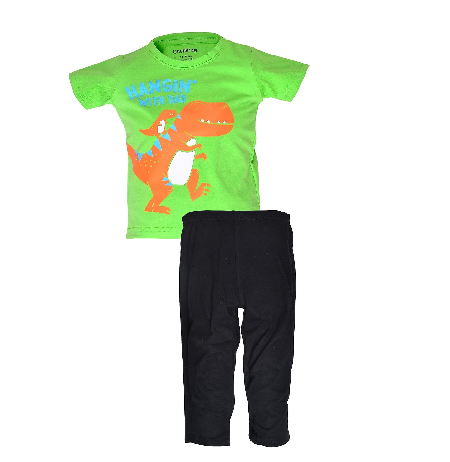 Sathiyas Girls Pajama Set (23 Years) (Green)