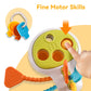 iPlay, iLearn Baby Toy 6-12 Month, Infant Fish Teething Sensory Toy, Toddler Busy Key Activity Fidget Toys, Montessori Learning
