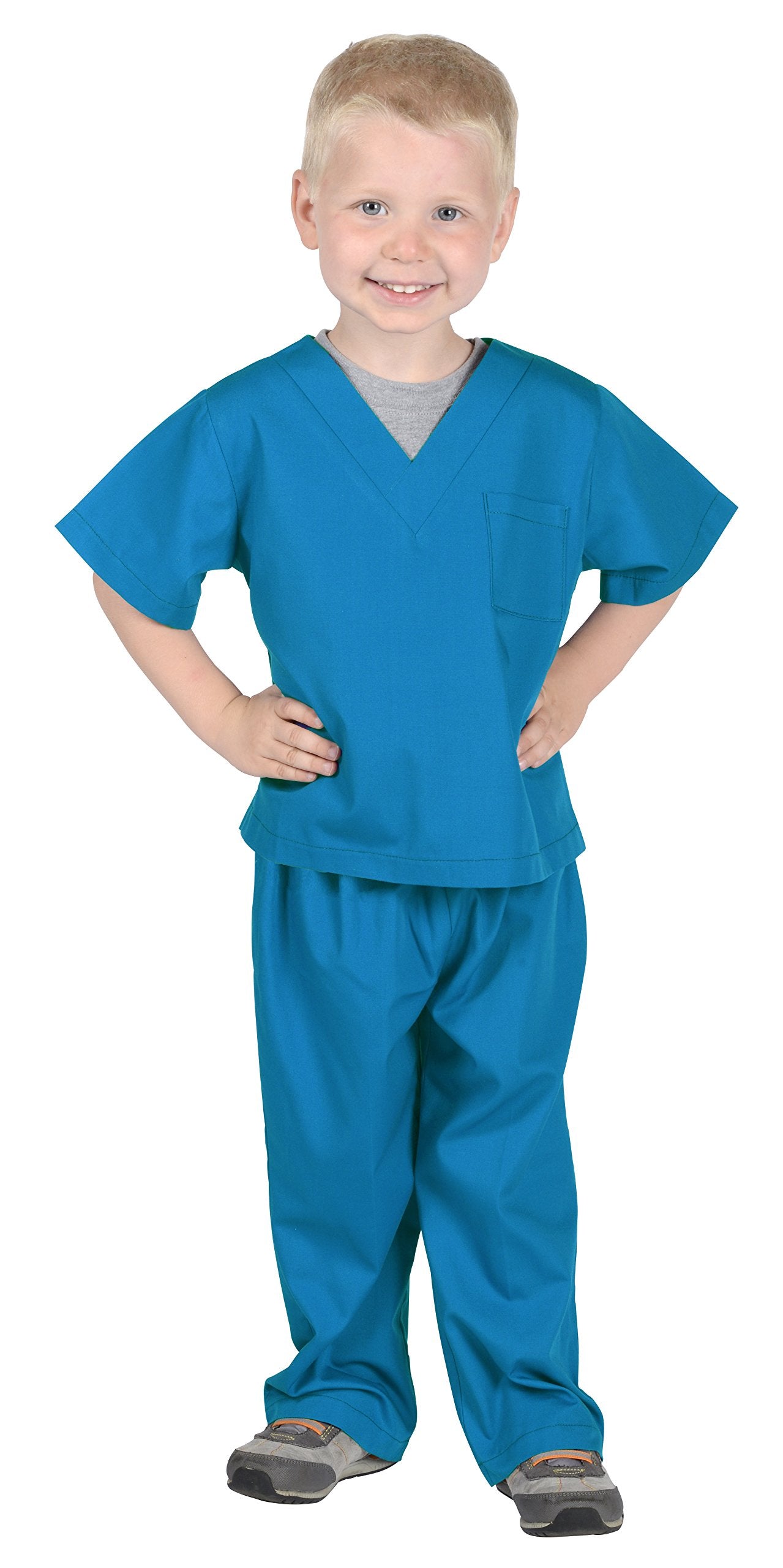 Aeromax Dra-68 6 By 8 Junior Doctor Scrubs  Astor Blue