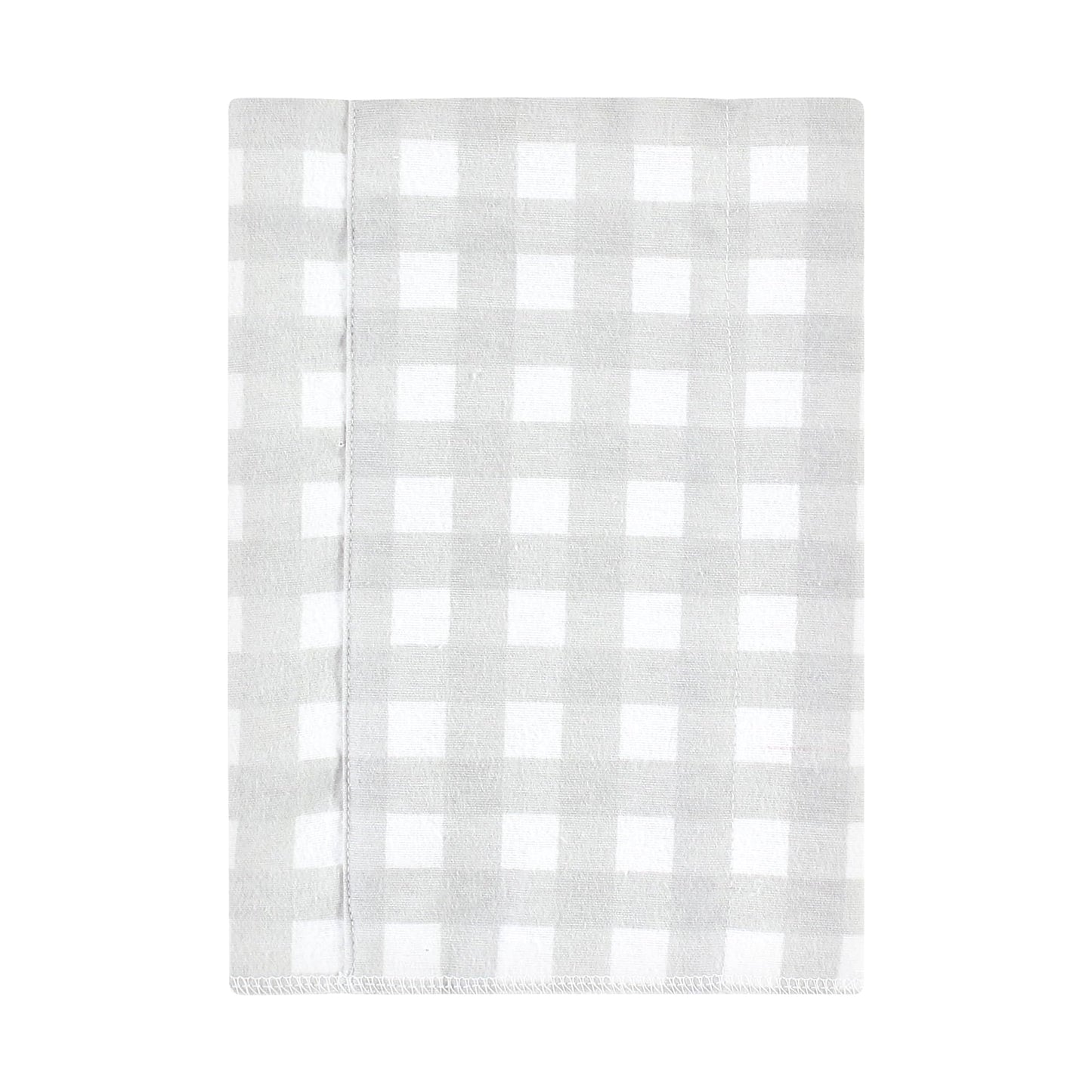 Hudson Baby Unisex Baby Cotton Flannel Burp Cloths, Neutral Woodland Pals 4-Pack, One Size