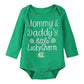 Bakjuno Baby Boys Girls Cute St Patrick'S Day Outfit Clover Pants With Hat (12-18 Months) Green