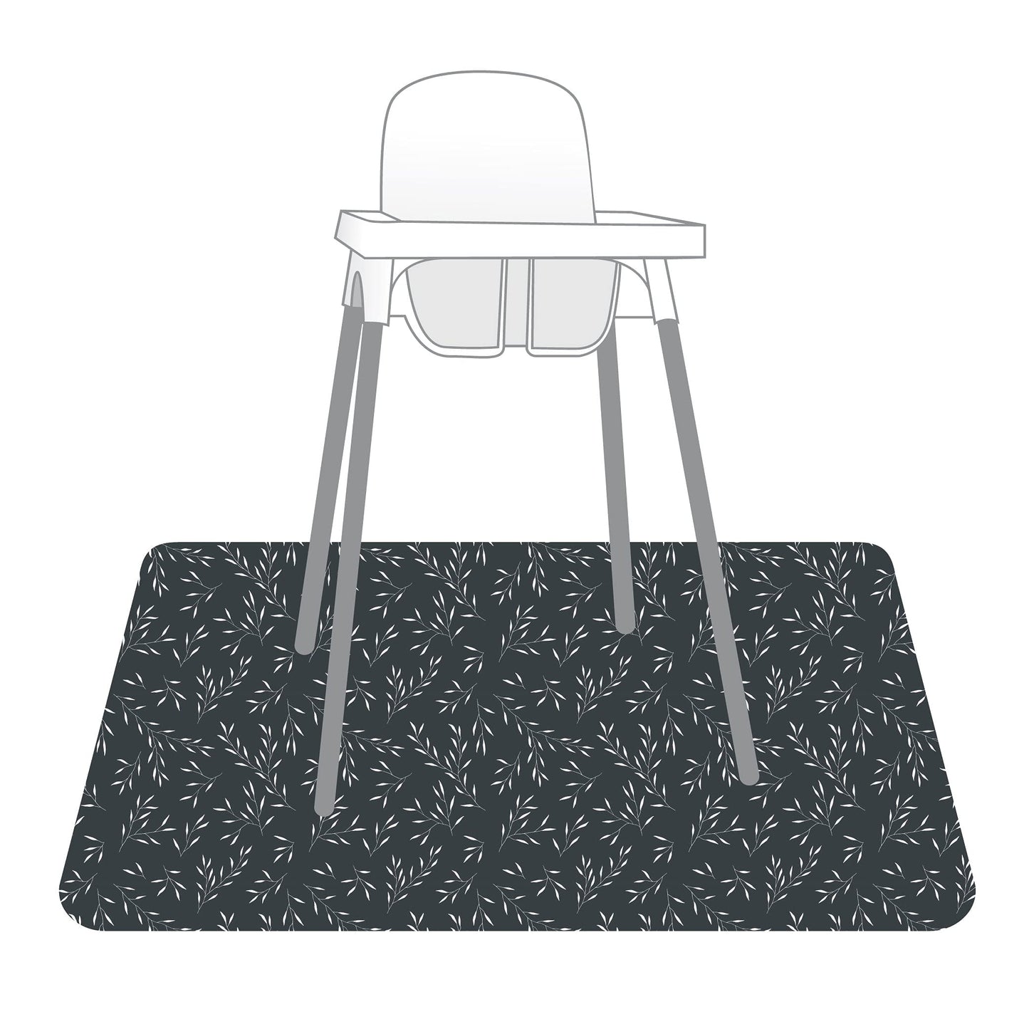 Bapronbaby Willow Splash Mat - Waterproof Catch-All For Under High Chairs, Floors, Tables, Playtime Or Arts & Crafts - Machine W