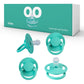 Symmetrical Pacifier By Lovenoobs, 4 Pack, Pacifiers 0-6 Months, Baby Starter Kit, Newborn Silicone Dummy, Orthodontic, Teething