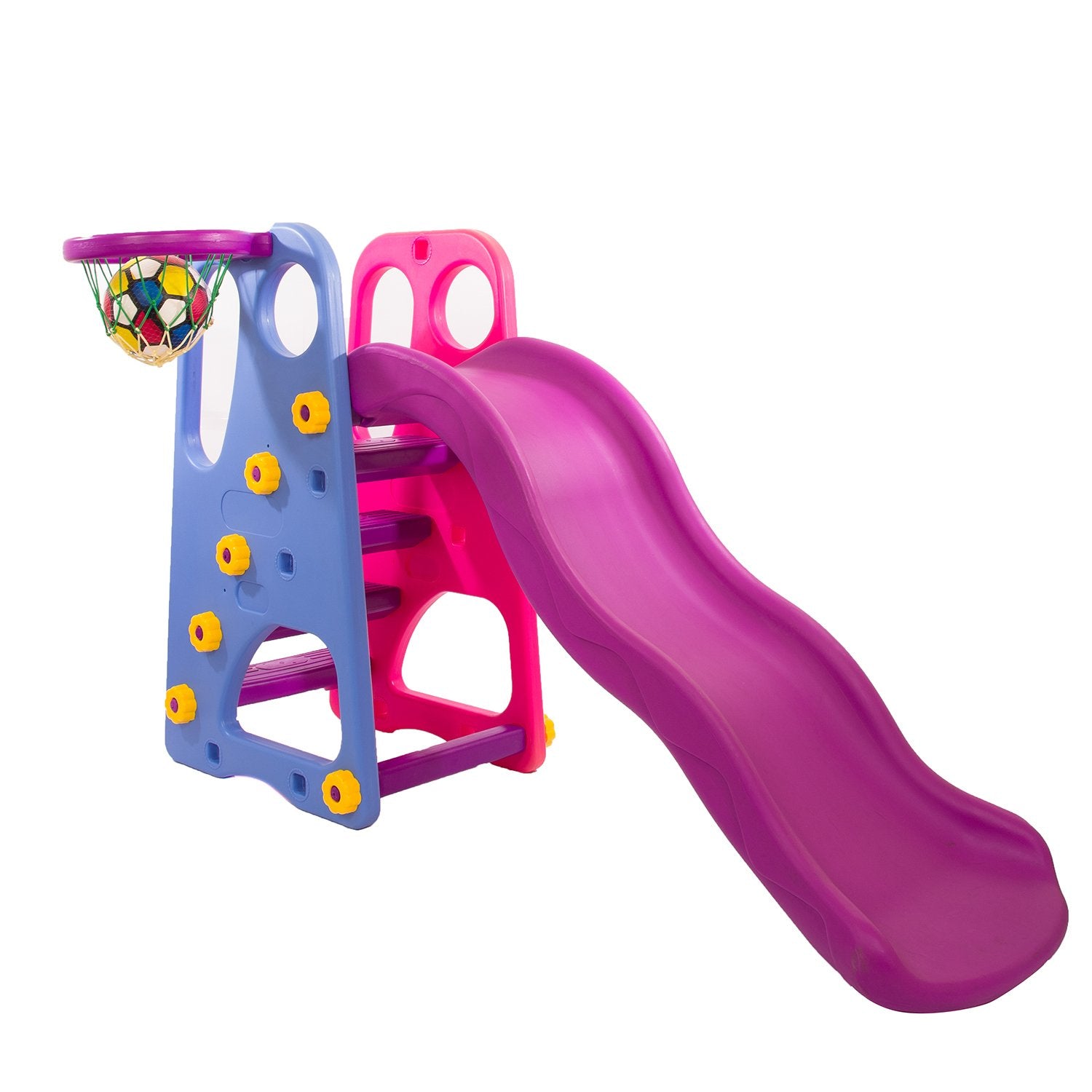 Baybee Grand Folding Slide, Plastic Play Slide Climber With Score Keeper, Outdoor Play Set Climber | Suitable For Boys And Girls