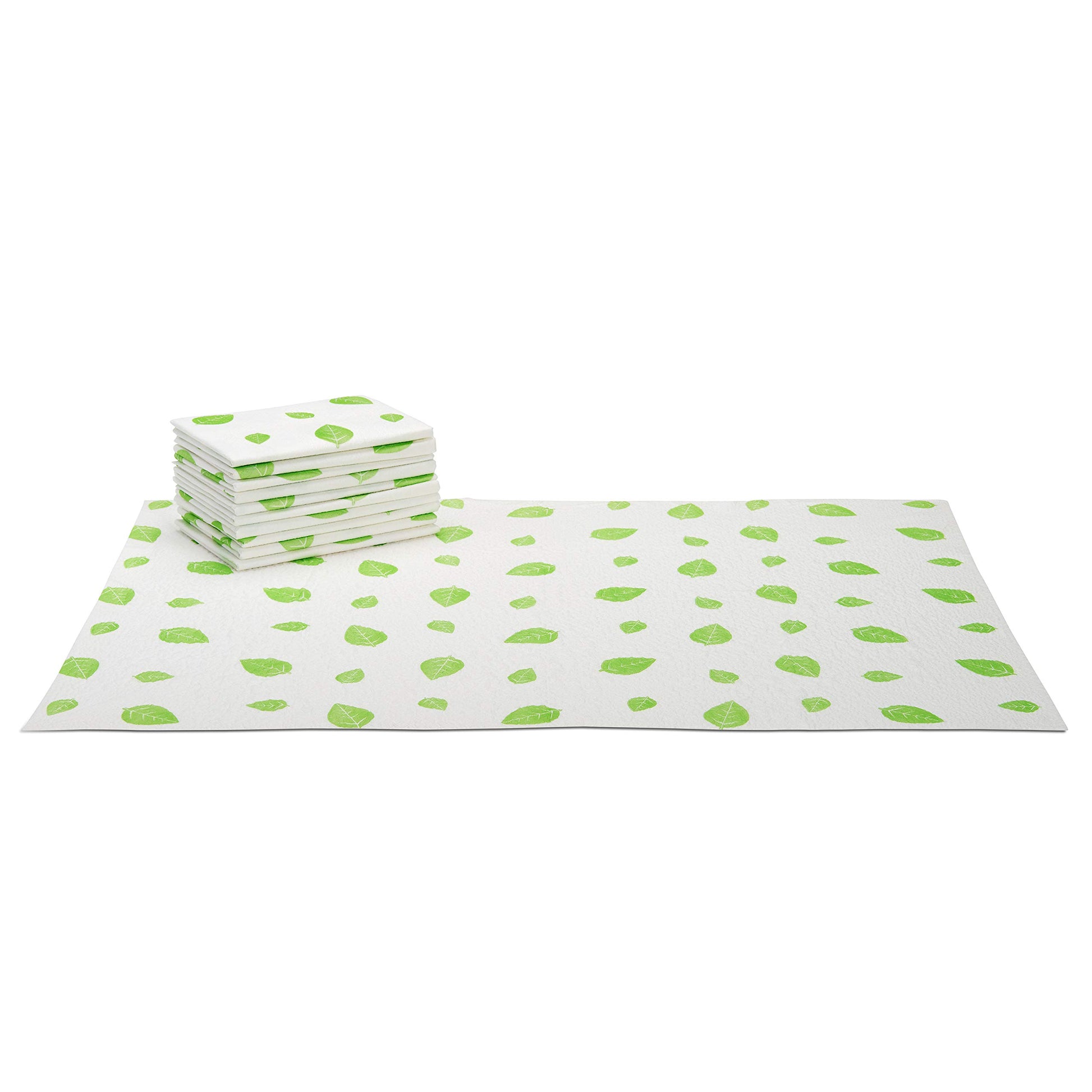 Munchkin Arm & Hammer Disposable Changing Pad | 10 Count | White/Green | Pack of 2