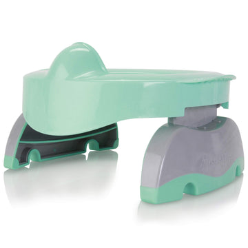 Kalencom Potette Plus Premium 2 In 1 Travel Potty And Toilet Seat Trainer Ring With Built In Pee Guard And Easy-Grip Handles (Te