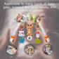 TUMAMA Baby Activity Arch with Bear Spiral Toy, Clips Adjustable and Detachable Sensory Stimulating Hanging Toys Baby Toys 0-3 3