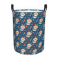 Pevtufa Astronaut Corgi Dog Foldable Laundry Basket Organizer,Fabric Clothes Toy Storage Basket Nursery Hamper Storage Bin For H