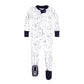 Burt'S Bees Baby Baby Boys Pajamas, Zip-Front Non-Slip Footed Pjs, Organic Cotton And Toddler Sleepers, Midnight Twinkle Bee, 24
