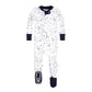 Burt'S Bees Baby Baby Boys Pajamas, Zip-Front Non-Slip Footed Pjs, Organic Cotton And Toddler Sleepers, Midnight Twinkle Bee, 12