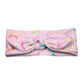 Green Sprouts Baby Girls Swim & Sun Headband, Light Pink Dragonfly Pond, 3mo+
