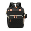 DREAM DOODLE Diaper Backpack with USB Charging Port| Classic black| Large Capacity, Stain Resistant, 16 Pockets, Waterproof, Arg