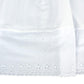 100% Cotton Dress Christening Gown Baptism Gown With Lace Border (24 Month (26-28 Lbs)) White