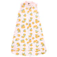 Hudson Baby Unisex Baby Interlock Cotton Sleeveless Sleeping Bag, Citrus Orange, 3-9 Months