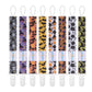 Babygoal Halloween Pacifier Clips 8 Pack, Pacifier Holder Clips For Baby Boys And Girls Fits For Most Pacifier, Binkie Styles &