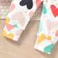 Aalizzwell 3-6 Months Infant Baby Girls Valentines Day Clothes Heart Long Sleeve Spring Outfit