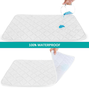 Changing Pad Liner - 5 Pack (Improved Thickness) 14' X 26' Superior Viscose Made From Bamboo Terry Surface, Waterproof & Absor