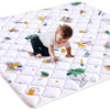 Vibe Bear High-Density Sponge Baby Playpen Mat,47X47 Inches Thicken One-Piece Infants Crawling Mat,Comfortable And Soft Baby Pla