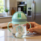 Baby Sippy Cup with Straw and Dual Handles, Mint Green,pack of 1