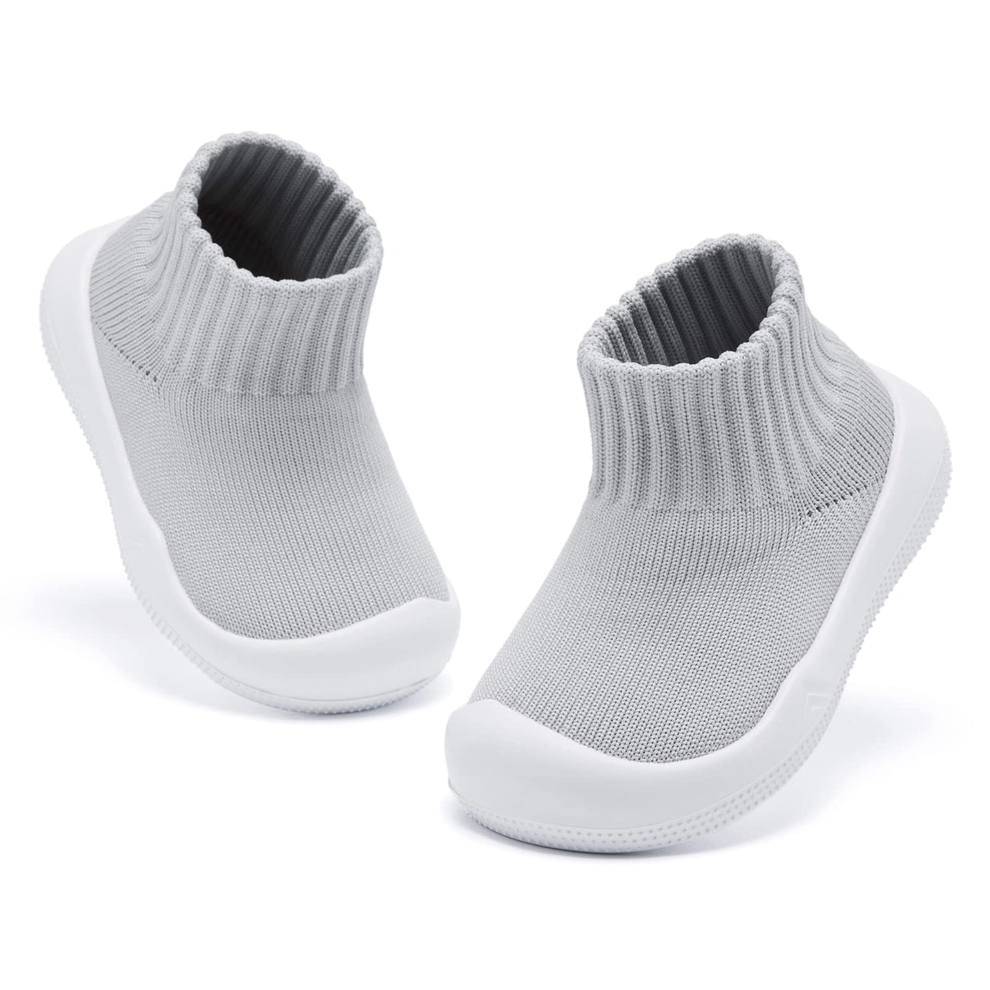 Baby Shoes Girls Boys Non Slip Baby Sock Shoes With Soft Rubber Sole Infant First Walking Sneaker Toddler Slipper Lightweight 18