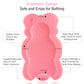 Kecuco Baby Bath Cushion Infant Bath Mat, Pad & Sponge For Toddler, Infant & Newborn (Pink-Style4)
