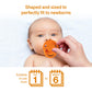 Natural Rubber Pacifier By Lovenoobs, 4 Pack, Pacifiers 0-6 Months, Baby Starter Kit, Newborn Silicone Dummy, Orthodontic, Teeth