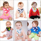 Maiwa 10-Pack Dinosaur Bandana Bibs For Baby Boys For Drooling Feeding And Teething