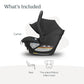 Uppababy Aria Lightweight Infant Car Seat/Just Under 6 Lbs For Easy Portability/Base With Load Leg + Infant Insert Included/Dire