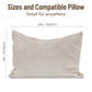 Toddler Pillowcases For 14'X20' Pillow 2 Pack, Muslin Small Toddler Baby Kids Travel Pillow Covers For Boys Girls With Envelop