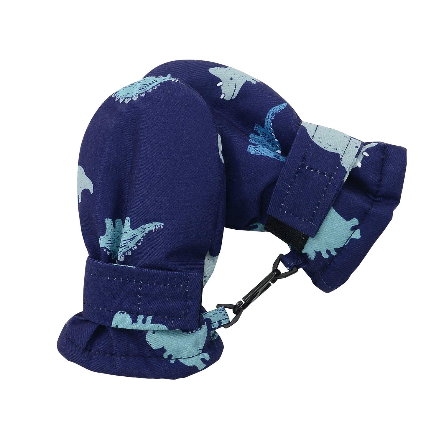 Lined Fleece Toddler Mittens Kids Winter Warm Gloves Child Ski Gloves Waterproof Snow Baby Mitten For Boys Girls Deep Blue S