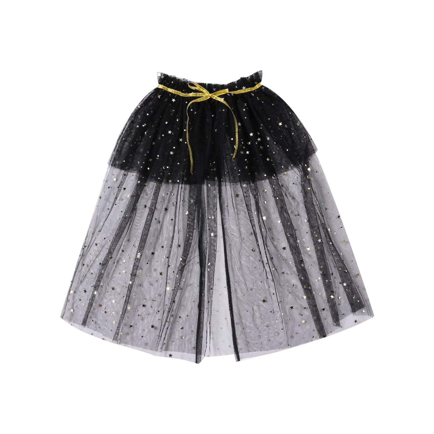 Twopumpkin Toddler Kids Little Girl Halloween Costumes Fariy Witch Sparkle Cape Glitter Cloak Baby Princess Party Outfit (Sparkl