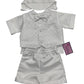 Igirldress Baby Toddler Boys Christening Short Sleeve Set 4T