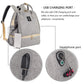 Breast Pump Backpack - Cooler And Moistureproof Bag Double Layer For Mother Outdoor Working Backpack With Usb Charging Port, Lar