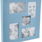 Pioneer Collage Frame Embossed 'Baby' Sewn Leatherette Cover Photo Album, 4'X6', 240 Photos, Baby Blue