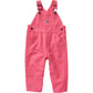 Carhartt Baby Girls Bib (Lined And Unlined) Overalls, Carhartt Pink Lemonade, 18 Months Us