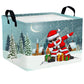 ASKETAM Empty Large Christmas Basket for Gifts Women Collapsible Storage Bin Kids Toy Box Holiday D  cor (Personalized Dancing S