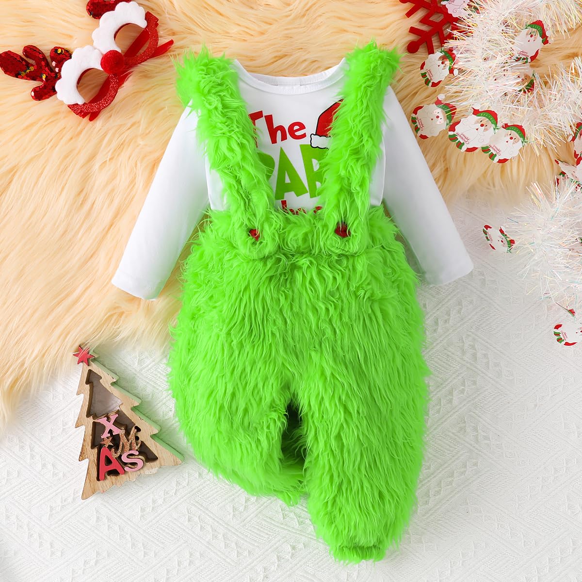 Miekisa Baby Boys And Girls Christmas Romper Clothing Sets Infant Play Wear (Pants Set, 18-24M)