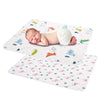 Catteyonce 2 Pcs 27X35Inches Waterproof Changing Pads,Reusable Leak Proof Crib Disaper Pads,Portable Unisex Baby Changing Mat Fo